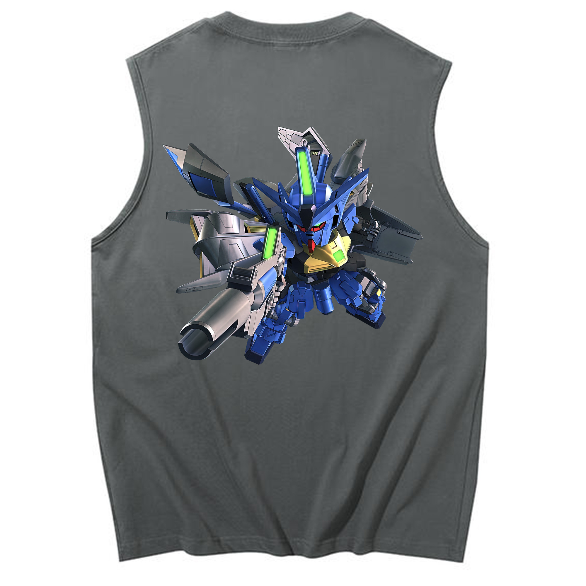 （画像用） 機動戦士ガンダム Mobile Suit Gundam コットン100％タンクトップ（背面プリント）